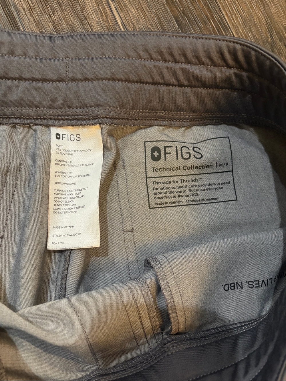 FIGS Women’s Technical Collection Graphite Grey Zamora Medical Nurse Joggers MP - Picture 5 of 6